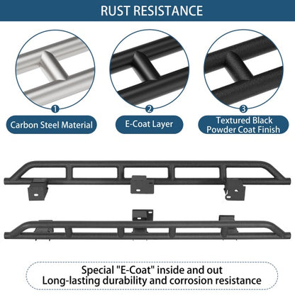 Tube Slider Rocker Guards For 1995-2005 Chevy S10 Blazer 4-Door - Ultralisk4x4