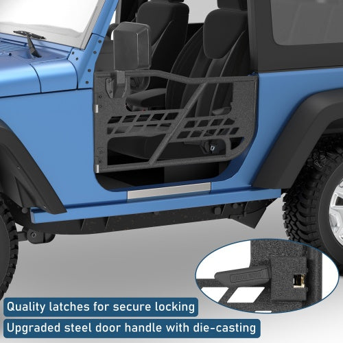 Jeep 2 Doors Tube Doors Off Road Tubular Doors(07-18 Jeep Wrangler JK JKU) - Ultralisk 4x4