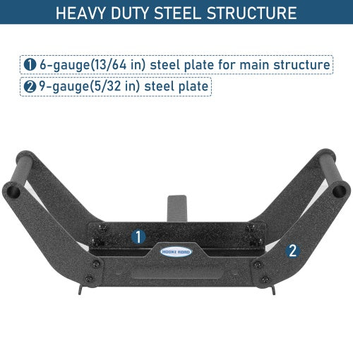 Cradle Winch Mount Plate For 2" Hitch Receiver Universal Fitment - Ultralisk4x4