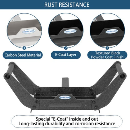 Cradle Winch Mount Plate For 2" Hitch Receiver Universal Fitment - Ultralisk4x4
