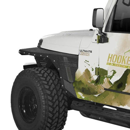 Armour Front Fender Flares & Front Inner Fender Liners Kit (97-06  Jeep Wrangler TJ) - Ultralisk4x4