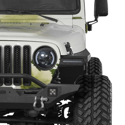 Armour Front Fender Flares & Front Inner Fender Liners Kit (97-06  Jeep Wrangler TJ) - Ultralisk4x4