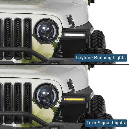 Armour Front Fender Flares & Front Inner Fender Liners Kit (97-06  Jeep Wrangler TJ) - Ultralisk4x4
