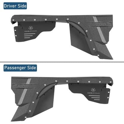 Armour Front Fender Flares & Front Inner Fender Liners Kit (97-06  Jeep Wrangler TJ) - Ultralisk4x4