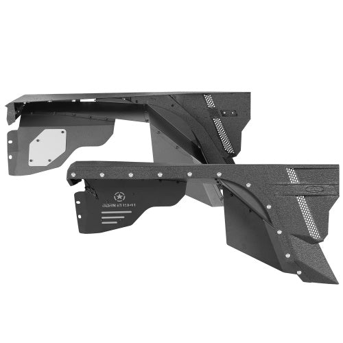 Armour Front Fender Flares & Front Inner Fender Liners Kit (97-06  Jeep Wrangler TJ) - Ultralisk4x4