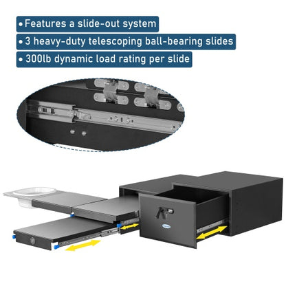 Overland Kitchen & Cargo Drawer System (15-18 Jeep Wrangler JK & 18-26 Wrangler JL & 21-26 Ford Bronco 4-Door) - Ultralisk4x4