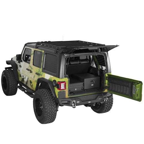 Overland Kitchen & Cargo Drawer System (15-18 Jeep Wrangler JK & 18-26 Wrangler JL & 21-26 Ford Bronco 4-Door) - Ultralisk4x4