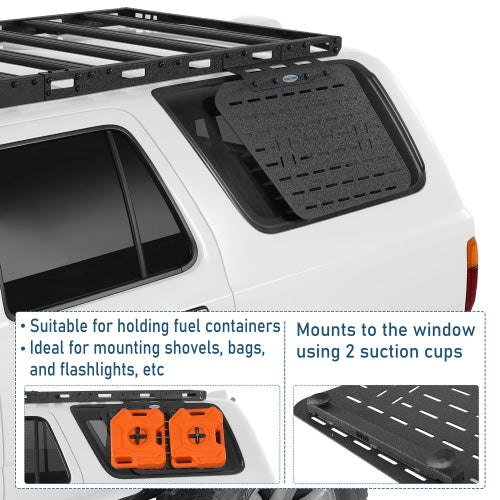 Rear Window Exterior Storage Panel MOLLE Panel Kit for 90-95 Toyota 4Runner - Ultralisk4x4