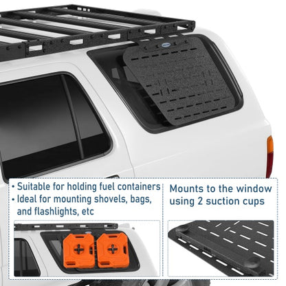 Rear Window Exterior Storage Panel MOLLE Panel Kit for 90-95 Toyota 4Runner - Ultralisk4x4