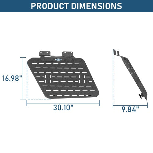 Rear Window Exterior Storage Panel MOLLE Panel Kit for 90-95 Toyota 4Runner - Ultralisk4x4