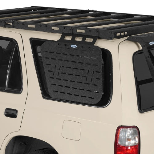 Rear Window Exterior Storage Panel MOLLE Panel Kit for 96-02 Toyota 4Runner - Ultralisk4x4