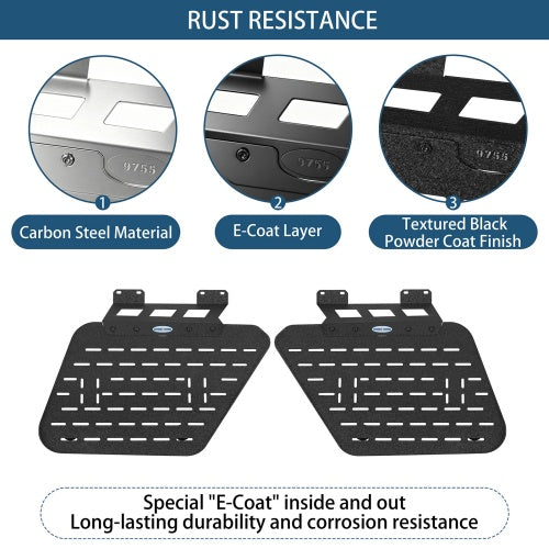 Rear Window Exterior Storage Panel MOLLE Panel Kit for 96-02 Toyota 4Runner - Ultralisk4x4