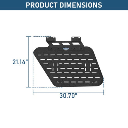 Rear Window Exterior Storage Panel MOLLE Panel Kit for 96-02 Toyota 4Runner - Ultralisk4x4