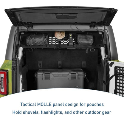 Trunk MOLLE Panel Utility Rack For 2021-2026 Ford Bronco 4-Door Hardtop(Excluding Bronco Sport) - Ultralisk4x4