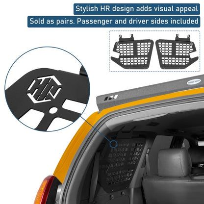 Rear Window Interior Storage Molle Panel Kit For 2003-2009 Lexus GX470 - Ultralisk4x4