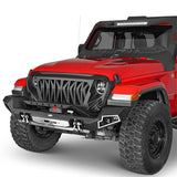 Off road Full-Width Front Bumper For 2018-2024 Jeep Wrangler JL GLadiator JT - Ultralisk4x4-u3013s-2