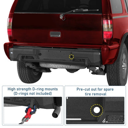 Guardian Ⅰ Rear Bumper for 1995-2005 Chevy S10 Blazer w/ LED Lights - Ultralisk4x4