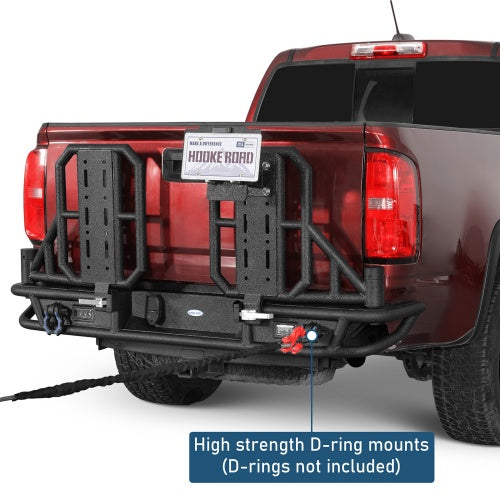 KarooCargo Rear Bumper w/ Dual Swing Arms & Tire Carrie For 2015-2022 Chevy Colorado & 2015-2022 GMC Canyon (Excluding ZR2) - Ultralisk4x4