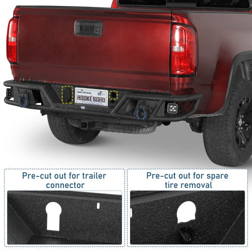 Tubular Rear Bumper for 15-22 Chevy Colorado & GMC Canyon(Excluding ZR2 Models) - Ultralisk4x4