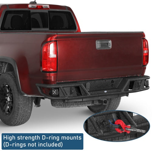 Tubular Rear Bumper for 15-22 Chevy Colorado & GMC Canyon(Excluding ZR2 Models) - Ultralisk4x4