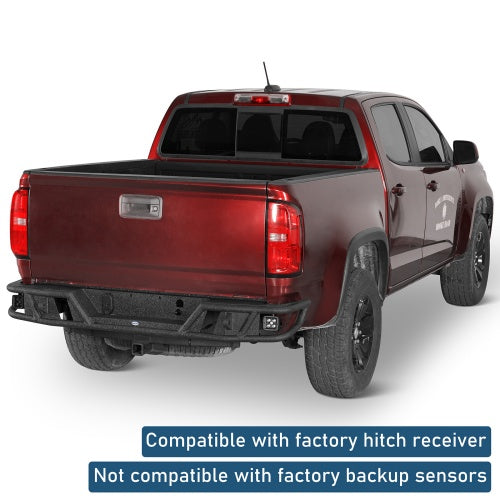Tubular Rear Bumper for 15-22 Chevy Colorado & GMC Canyon(Excluding ZR2 Models) - Ultralisk4x4