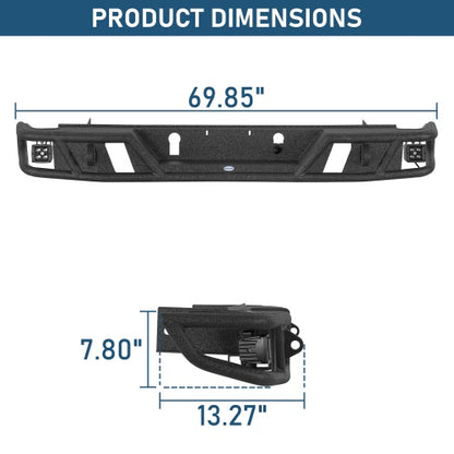 Tubular Rear Bumper for 15-22 Chevy Colorado & GMC Canyon(Excluding ZR2 Models) - Ultralisk4x4
