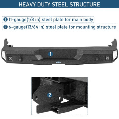 Guardian Ⅱ Rear Bumper (2004-2006 Dodge Durango) - Ultralisk4x4