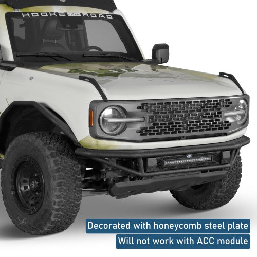 Baja Tubular Front Bumper For 2021-2026 Ford Bronco(Excluding Bronco Sport & Raptor) - Ultralisk4x4