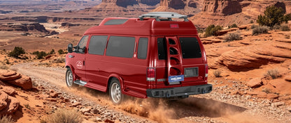 Guardian Ⅰ Rear Bumper w/ 2" Hitch Receiver for 1992-2014 Ford E-350 - Ultralisk4x4