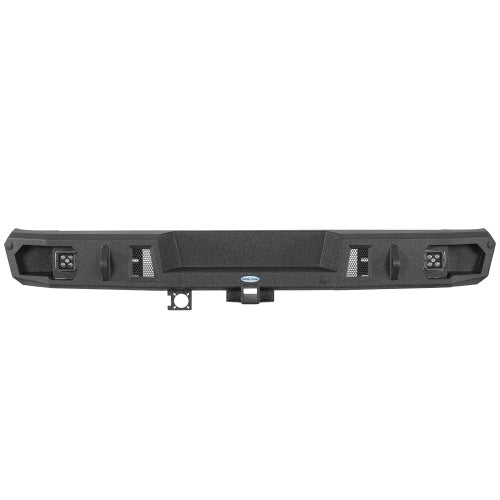 Guardian Ⅰ Rear Bumper w/ 2" Hitch Receiver for 1992-2014 Ford E-350 - Ultralisk4x4