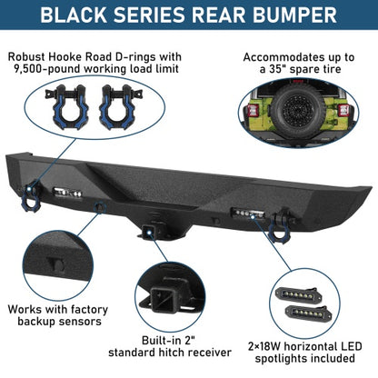 Full Width Climber Front Bumper & Explorer Rear Bumper (18-26 Jeep Wrangler JL) - ultralisk4x4