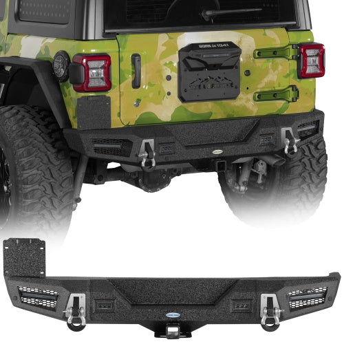 Stratum Rear Bumper For 2018-2026 Jeep Wrangler JL - Ultralisk4x4