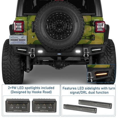 Stratum Rear Bumper For 2018-2026 Jeep Wrangler JL - Ultralisk4x4