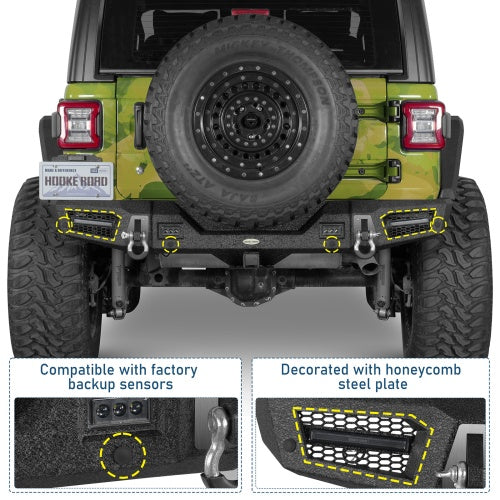 Stratum Rear Bumper For 2018-2026 Jeep Wrangler JL - Ultralisk4x4