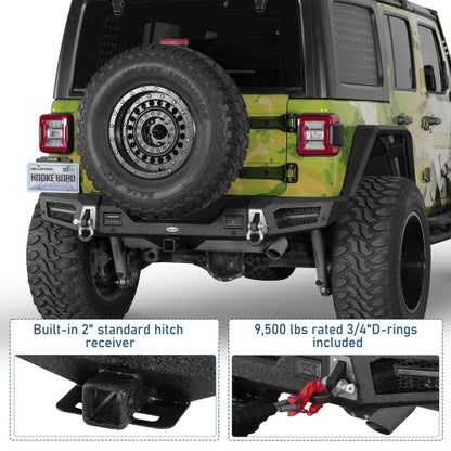 Stratum Rear Bumper For 2018-2026 Jeep Wrangler JL - Ultralisk4x4