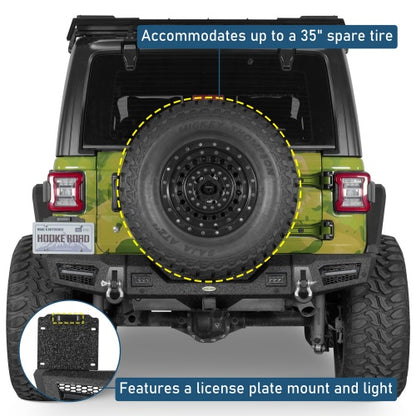 Stratum Rear Bumper For 2018-2026 Jeep Wrangler JL - Ultralisk4x4