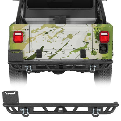Tubular Rear Bumper w/2" Hitch Receiver for (1976-1986 Jeep CJ-5 CJ-7 CJ-8 Scrambler) - Ultralisk4x4