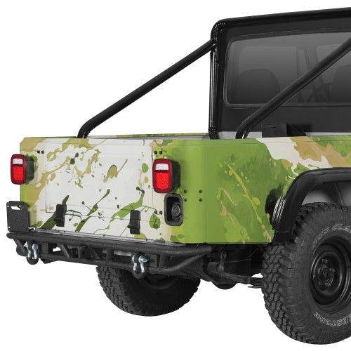 Tubular Rear Bumper w/2" Hitch Receiver for (1976-1986 Jeep CJ-5 CJ-7 CJ-8 Scrambler) - Ultralisk4x4
