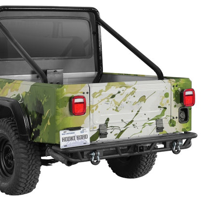 Tubular Rear Bumper w/2" Hitch Receiver for (1976-1986 Jeep CJ-5 CJ-7 CJ-8 Scrambler) - Ultralisk4x4