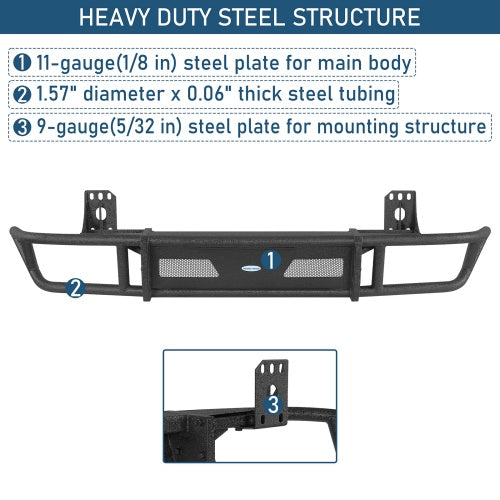 Basion Tube Rear Bumper for 2011-2014 Porsche Cayenne 958.1 - Ultralisk 4x4