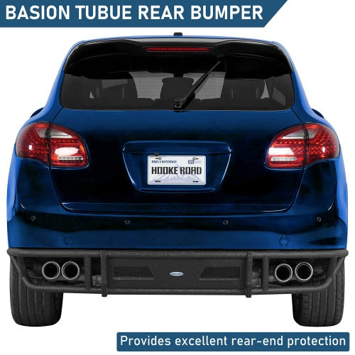 Basion Tube Rear Bumper for 2011-2014 Porsche Cayenne 958.1 - Ultralisk 4x4