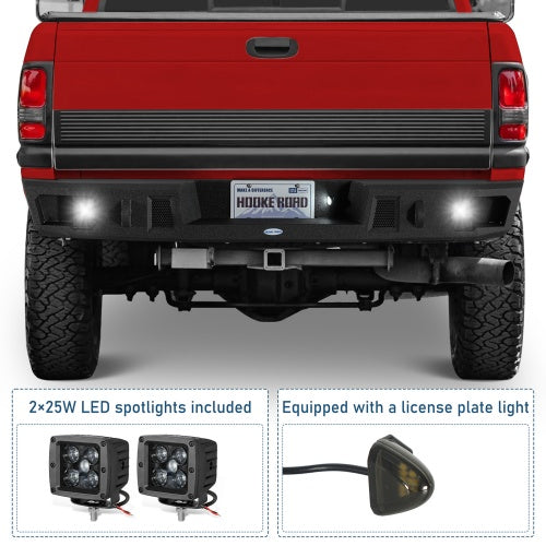 Guardian Ⅰ Rear Bumper For (1994-2001 Ram 1500) & (1994-2002 Ram 2500/3500) - Ultralisk4x4