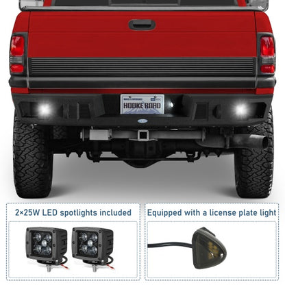 Guardian Ⅰ Rear Bumper For (1994-2001 Ram 1500) & (1994-2002 Ram 2500/3500) - Ultralisk4x4