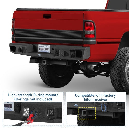 Guardian Ⅰ Rear Bumper For (1994-2001 Ram 1500) & (1994-2002 Ram 2500/3500) - Ultralisk4x4