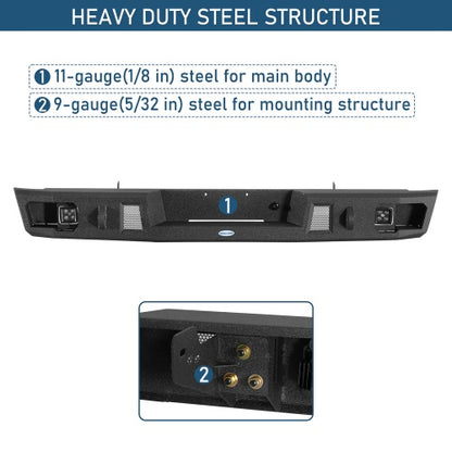 Guardian Ⅰ Rear Bumper For (1994-2001 Ram 1500) & (1994-2002 Ram 2500/3500) - Ultralisk4x4