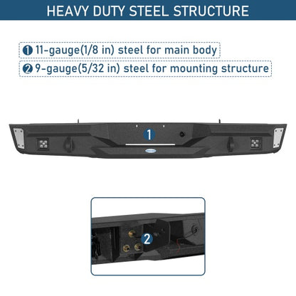 Guardian Ⅱ Rear Bumper For (94-01 Ram 1500) & (94-02 Ram 2500/3500) - Ultralisk4x4