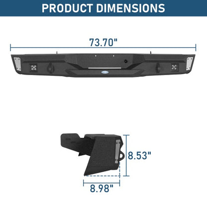 Guardian Ⅱ Rear Bumper For (94-01 Ram 1500) & (94-02 Ram 2500/3500) - Ultralisk4x4