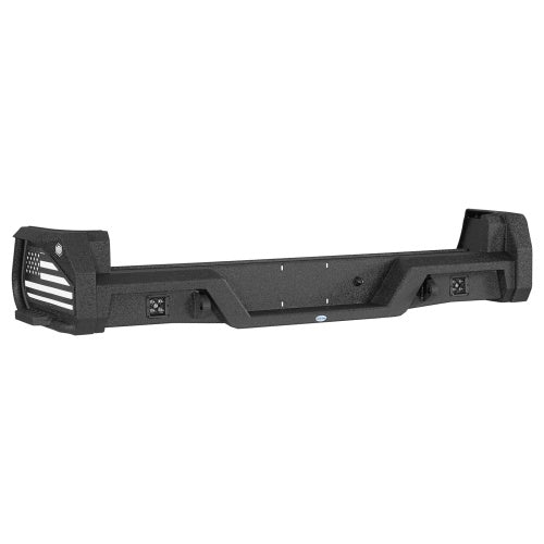ExplorerX Rear Bumper w/ Bedside Slider Steps & LED Spotlights for 05-15 Toyota Tacoma - Ultralisk4x4