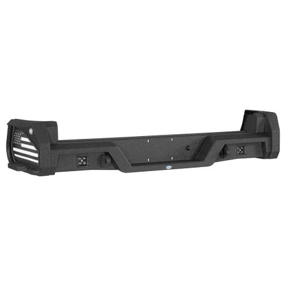 ExplorerX Rear Bumper w/ Bedside Slider Steps & LED Spotlights for 05-15 Toyota Tacoma - Ultralisk4x4
