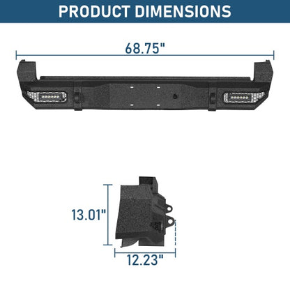 Stag Rear Bumper For 2016-2023 Toyota Tacoma - Ultralisk4x4